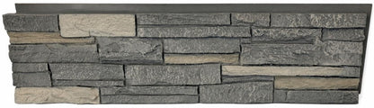 Faux Stone Wall Panels: Charcoal Grey