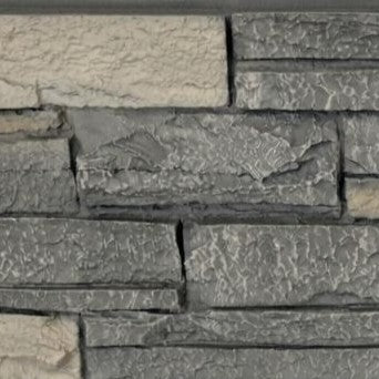 Faux Stone Wall Panels: Charcoal Grey