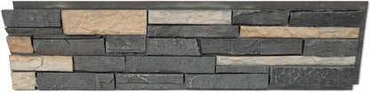 Faux Stone Wall Panels: Sahara Black