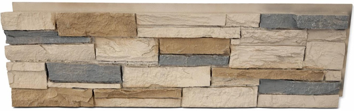 Faux Stone Wall Panels: Sandstone Beige