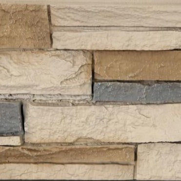Faux Stone Wall Panels: Sandstone Beige